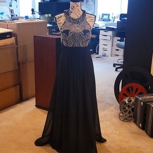 A black and silver dress. Size 3